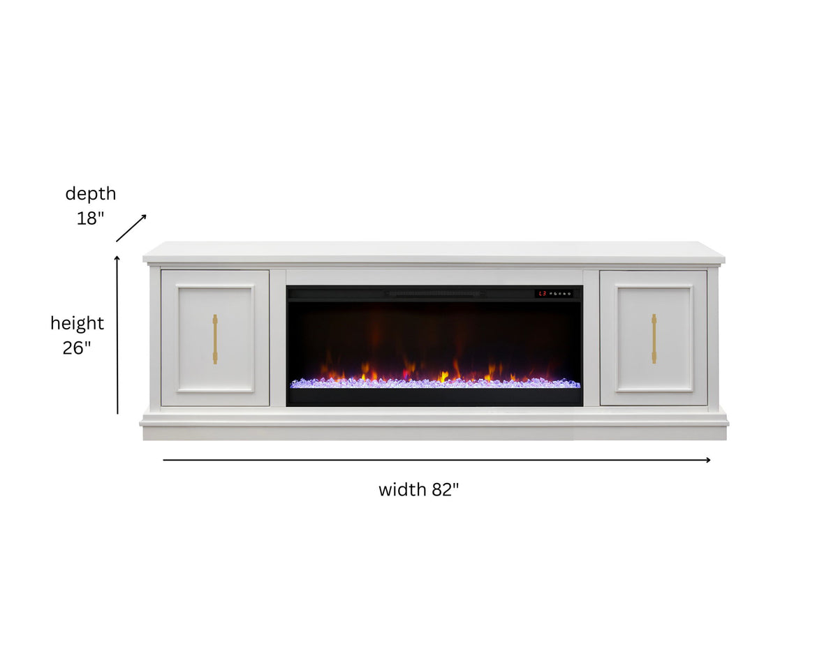 Jordan - Fireplace TV Stand