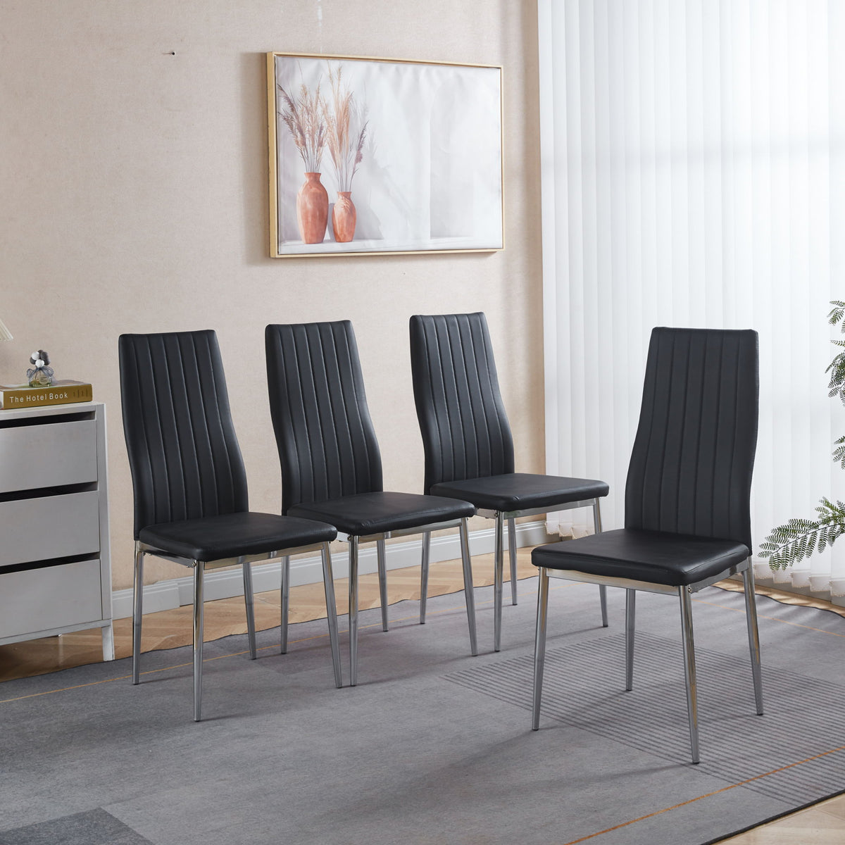 Minimalist Design Dining Chair (Set of 4)