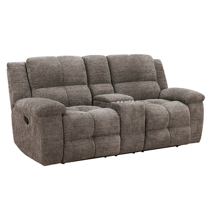 Buster - Manual Reclining Console Loveseat