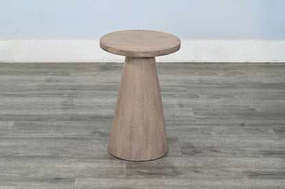 Felicity - Modern Solid Wood Pedestal Side Table