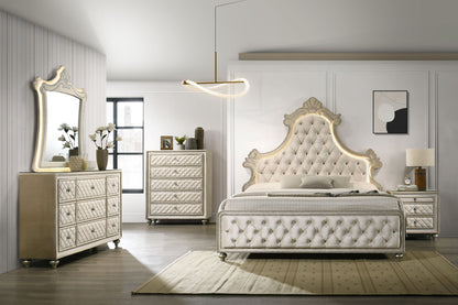 Lucienne - Bed With LED Lighting