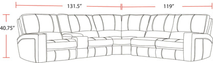 Rockford - Modular Power Reclining Sectional