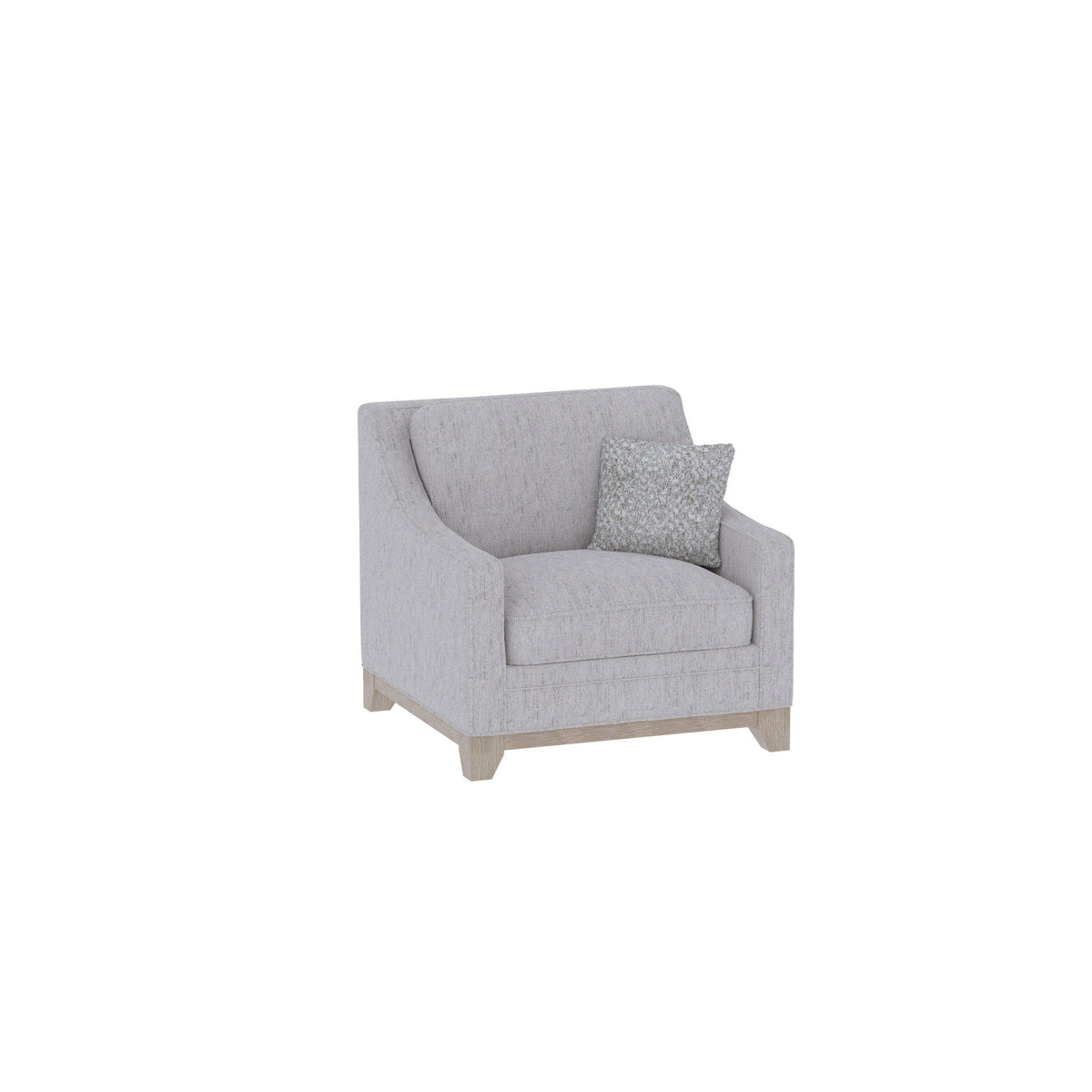 Lounge Chair With Casual Accent - Gray