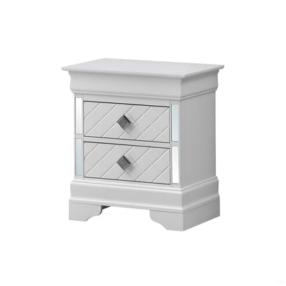 Accent Nightstand - White