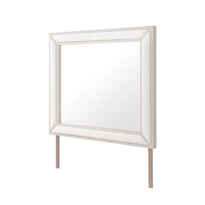 Ciara - Upholstered Mirror - Beige
