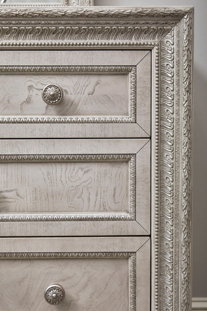 Camila - 8 Drawer Dresser - Creamy White