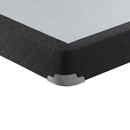 Maynard - Twin Low Profile Box Spring Foundation With Memory Foam Support And Breathable Design - Gray