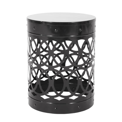 Delight - Powder Coated Iron End Table (Set of 2)
