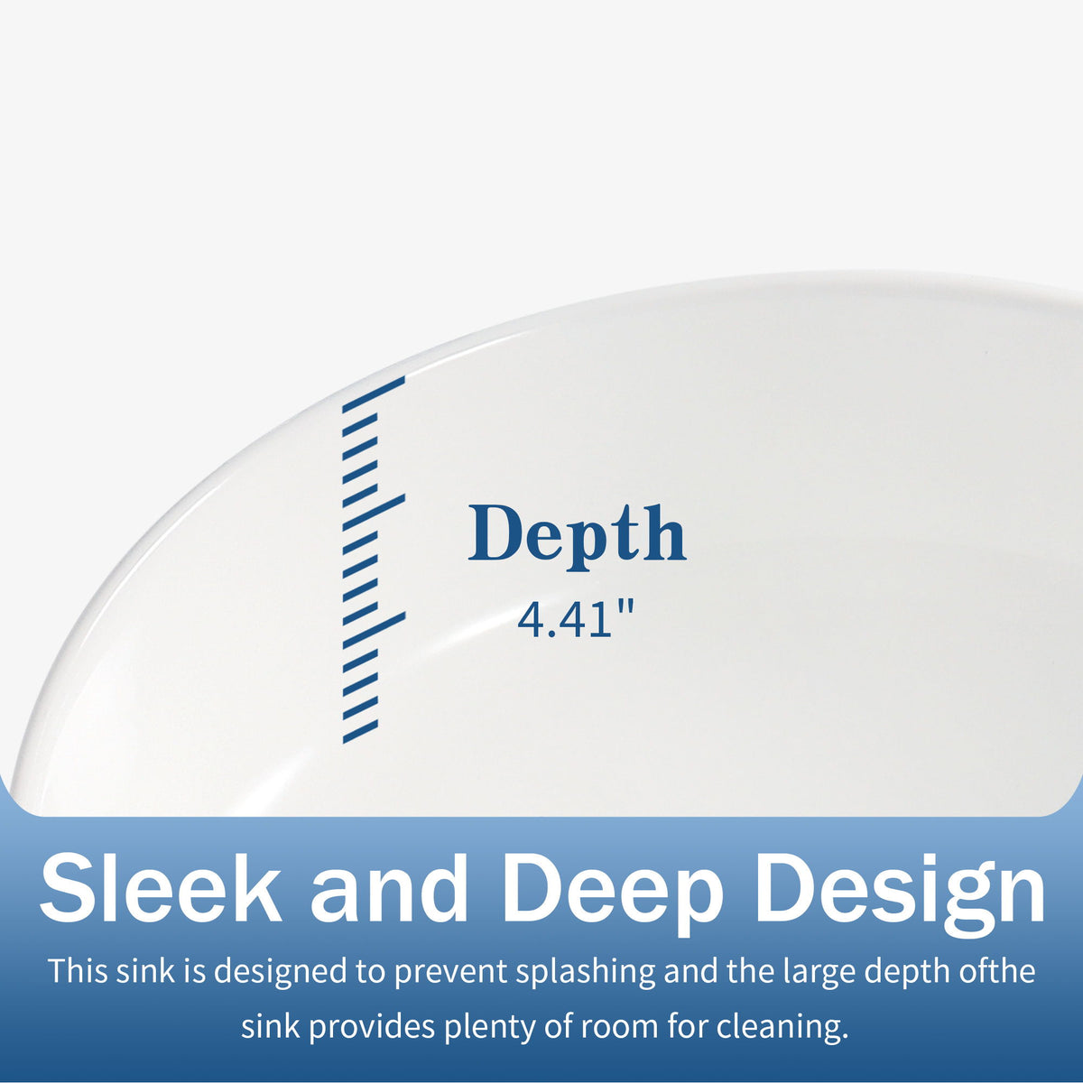 Round Vessel Bathroom Sink Bowl - White