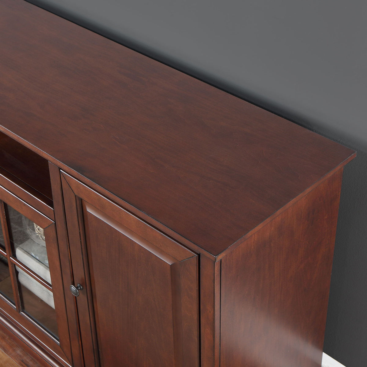 Brentwood - TV Stand Console - Dark Cherry