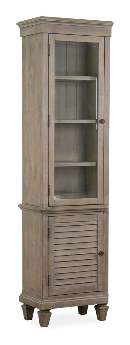 Calistoga - Rustic Entertainment Wall - Dovetail Gray