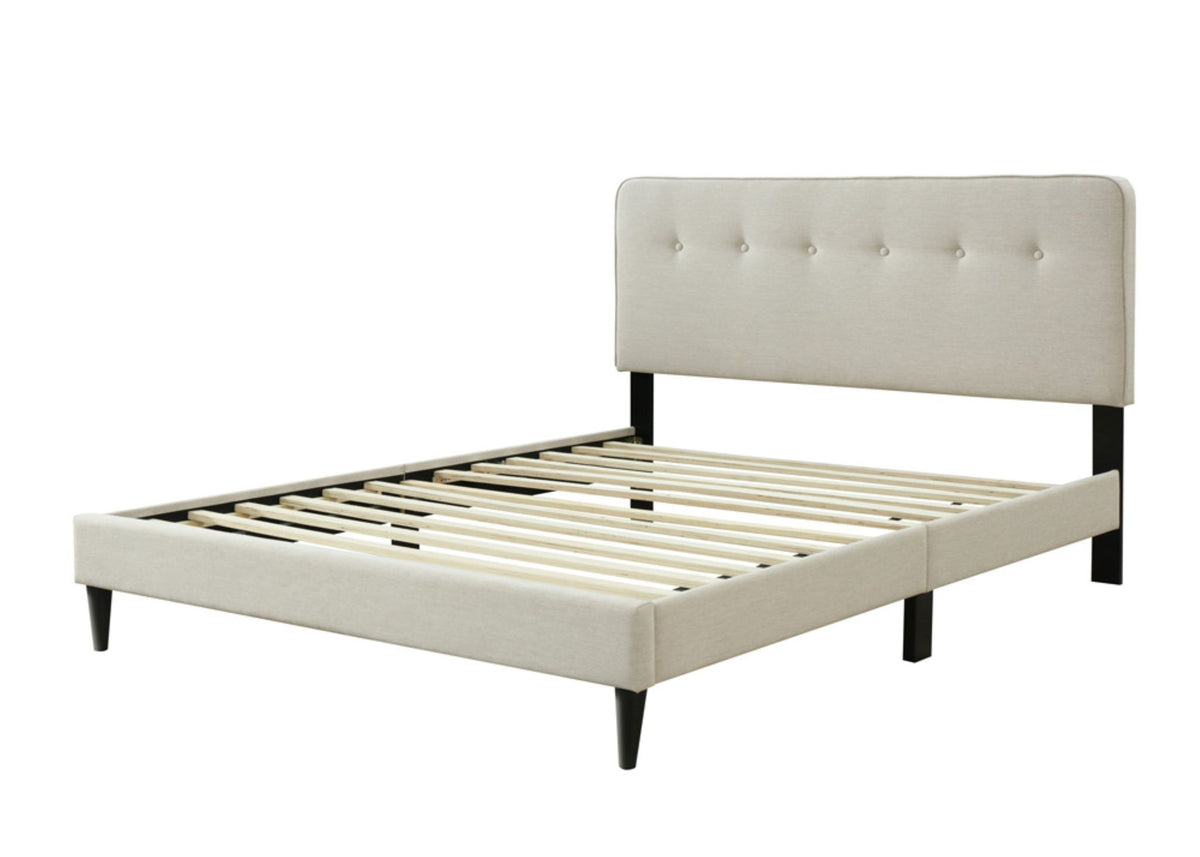 Upholstered Bed Compact With USB