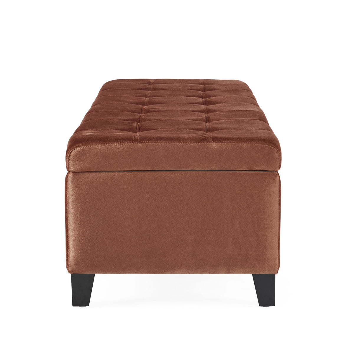 Wendover - Elegant Tufted Storage Bench With Lift-Up Top And Birch Wood Legs