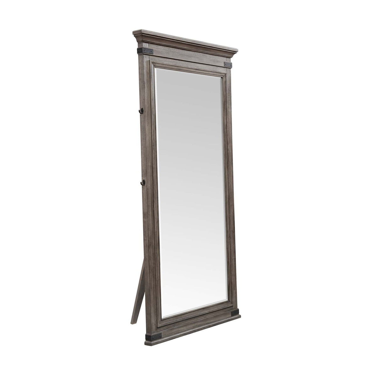 Forge - Tall Mirror - Brushed Steel