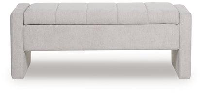 Akselman - Storage Bench - Gray