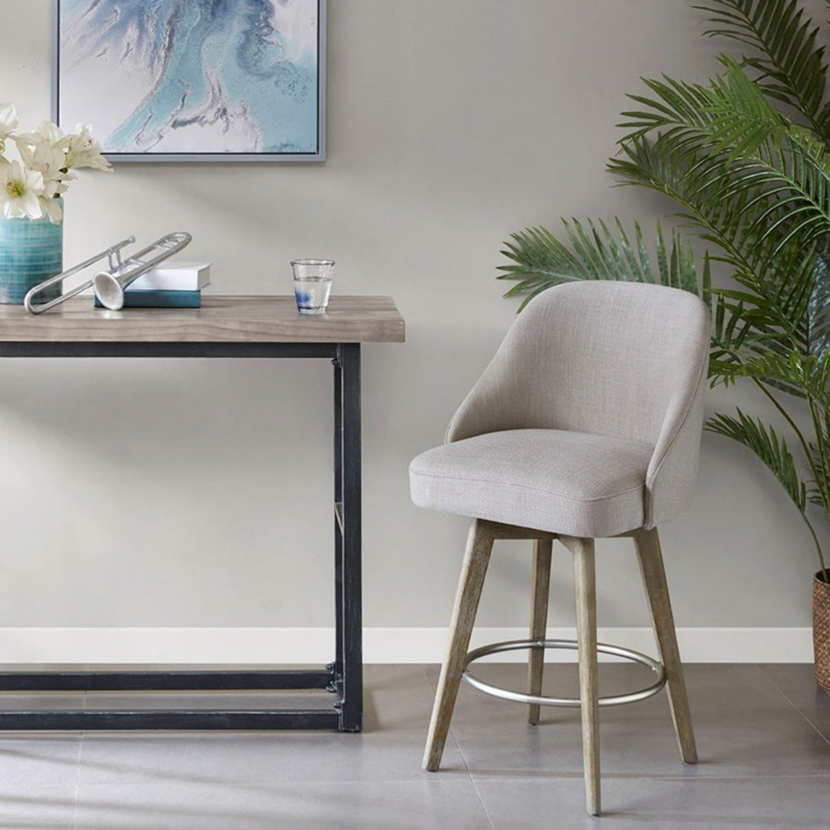 Counter Stool With Swivel Seat