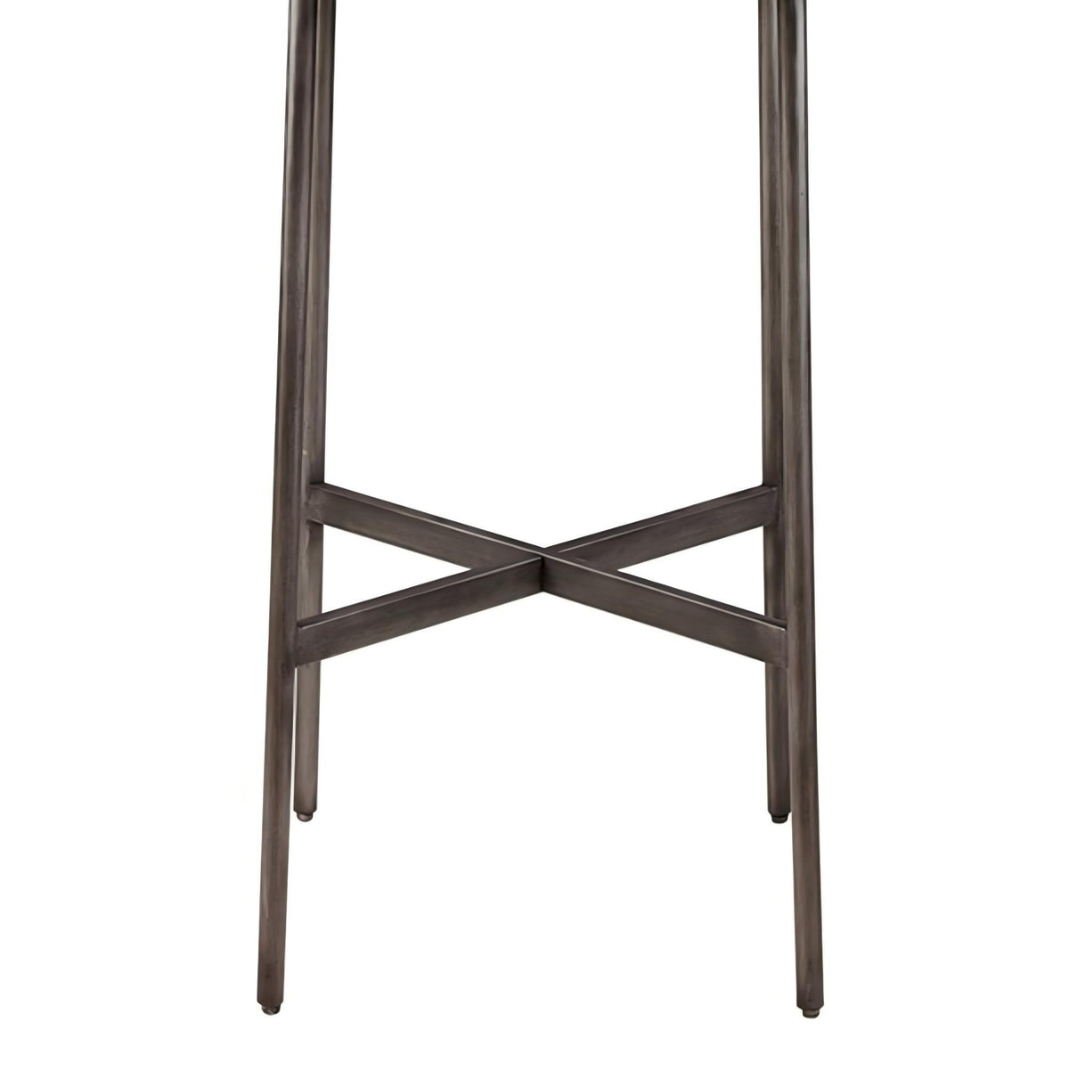 Renu - Round Bar Table With Industrial Charm - Light Brown
