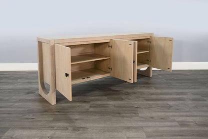 Liz - Arched Leg Oak Buffet - Bergen Oak