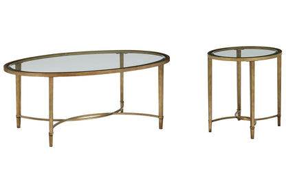 Copia - Oval Cocktail Table Set