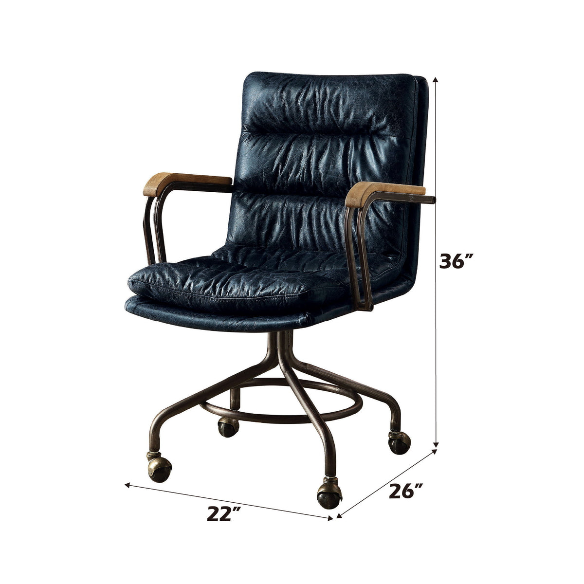 Harith - Retro Top Grain Office Chair