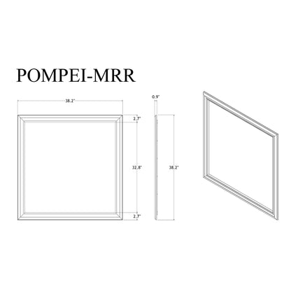 Shaker - Crocodile Metallic Mirror