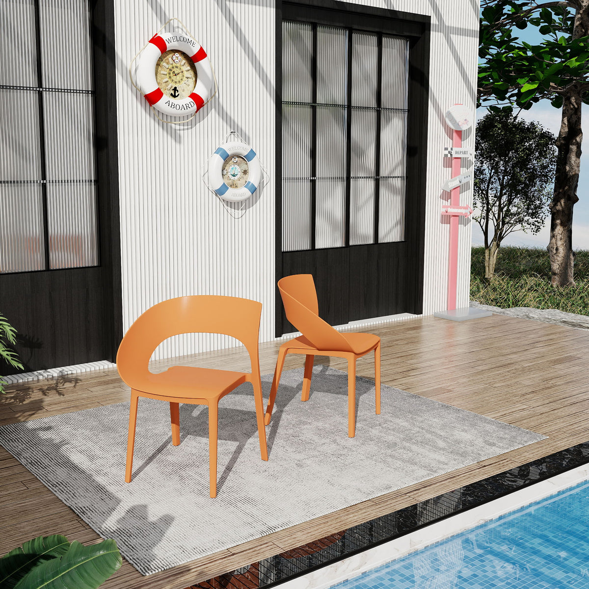 Designed Single Chair, UV Resistant, Waterproof And Wear Resistant