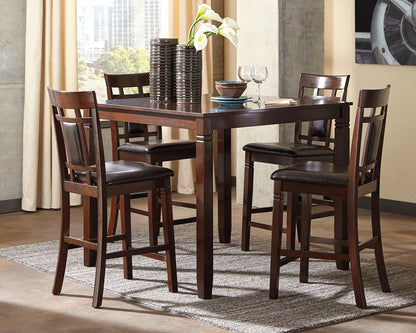 Bennox - DRM Counter Table Set (Set of 5) - Brown