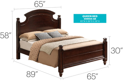 Summit - Queen Bed - Cappuccino