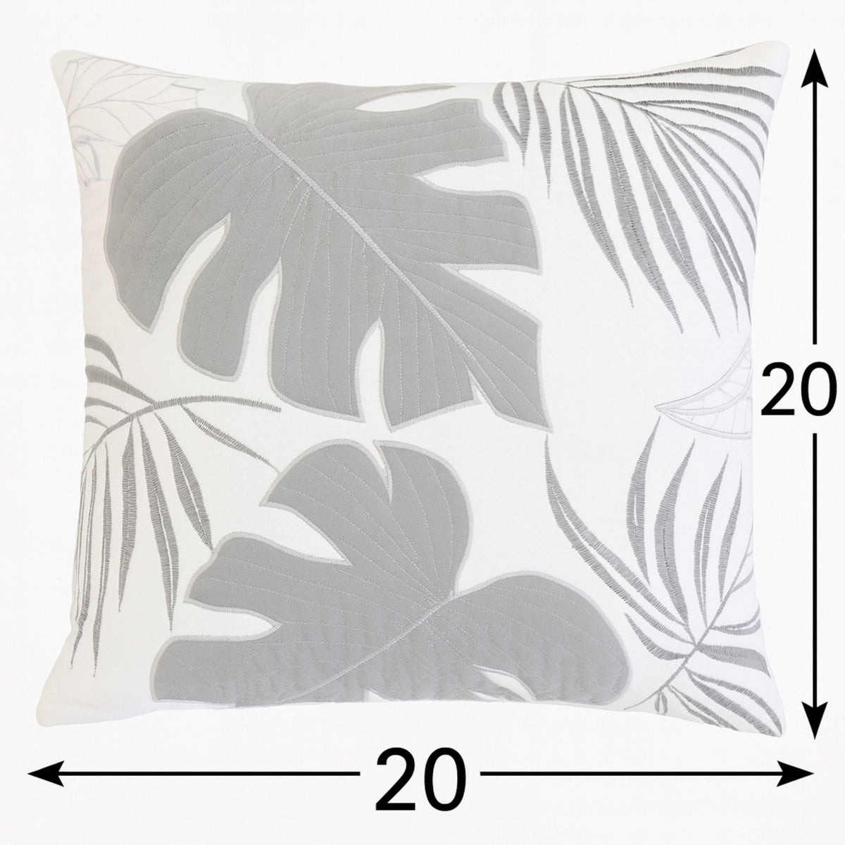 Autumn Vibes Leaf Accent Pillow