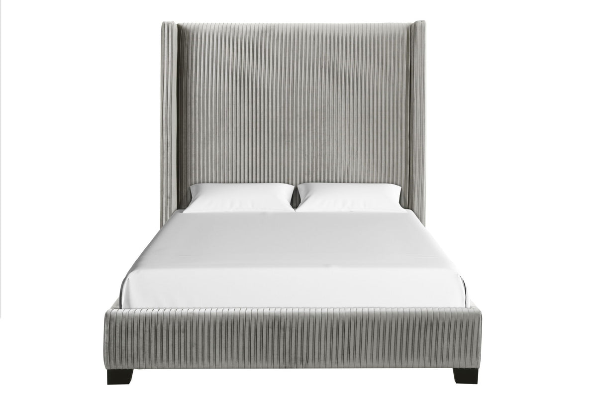Upholstered Bed, Space-Saving Design