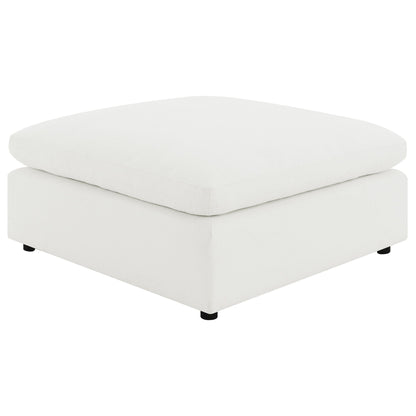 Segoura - 6 Piece Upholstered Modular Sectional With Ottoman - Ivory