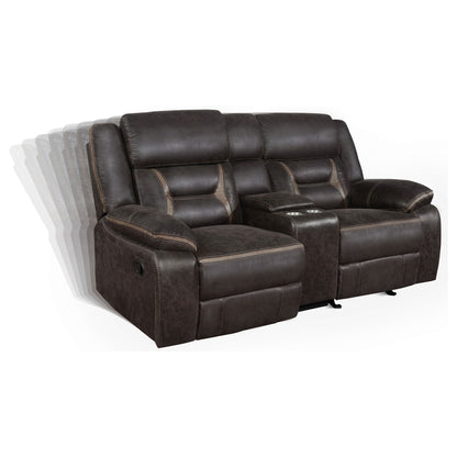 Brazelton - Glider Loveseat With Console