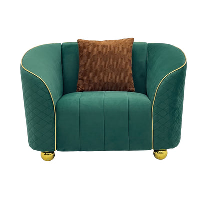 Single Sofa & Deep Seating And Durable Frame