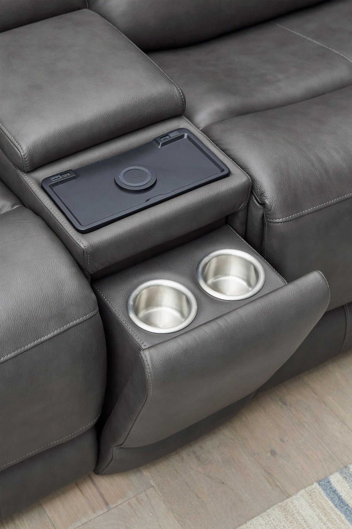 Belmont - Zero Gravity Power Reclining Sectional With Power Adjustable Headrests