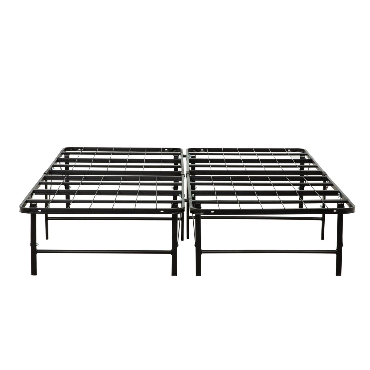 California King Size Bed Base, Mattress Foundation Bed Frame, Bedroom Furniture - Black