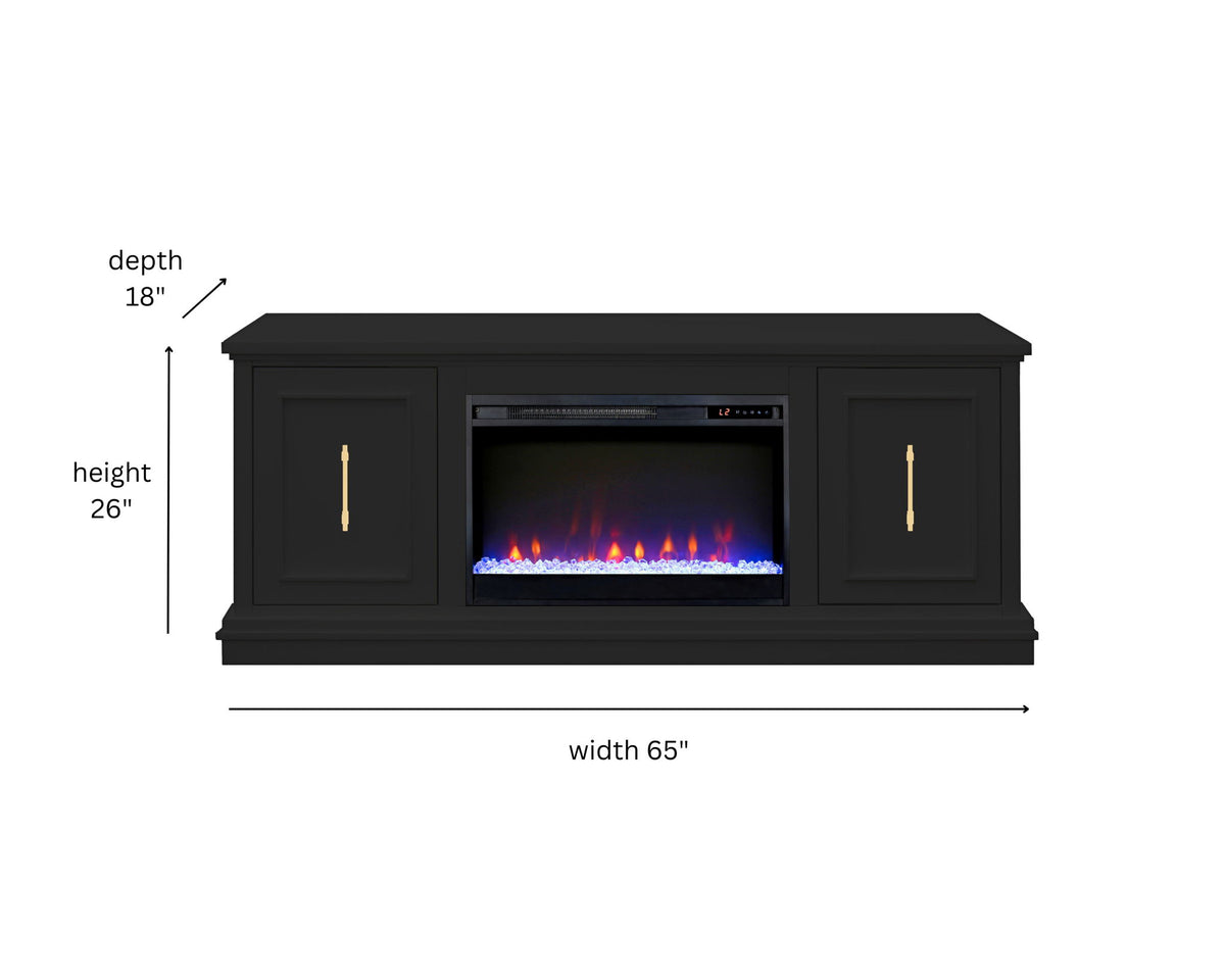 Jordan - Fireplace TV Stand