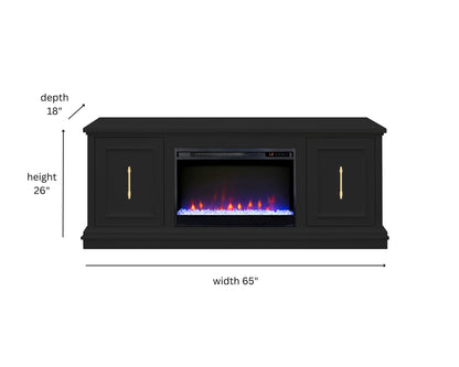 Jordan - Fireplace TV Stand