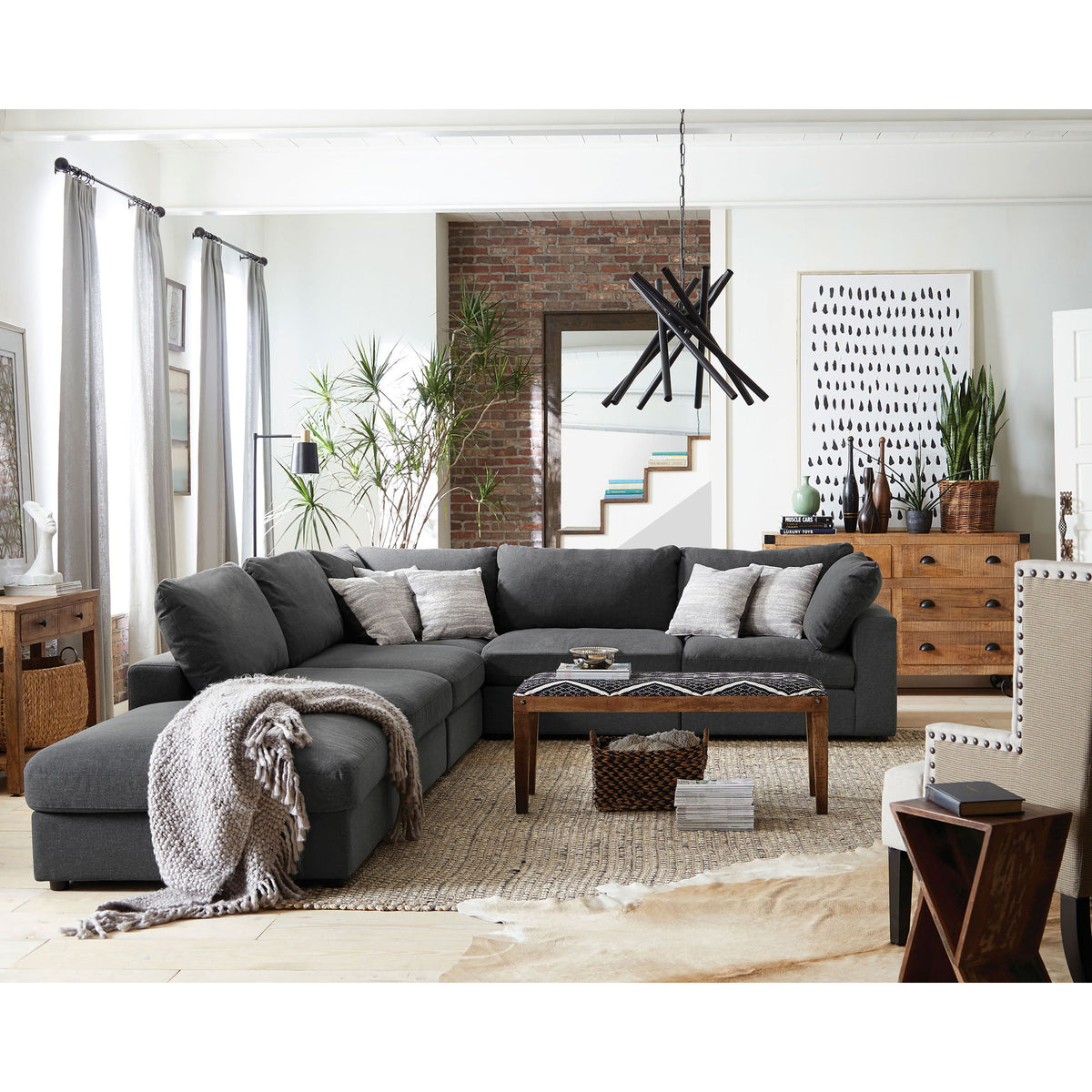 Duncan - Square Upholstered Ottoman