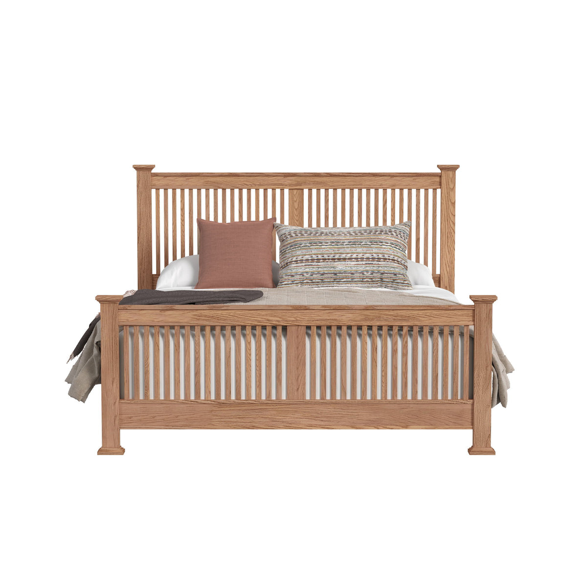 Oak Park - Slat Bed