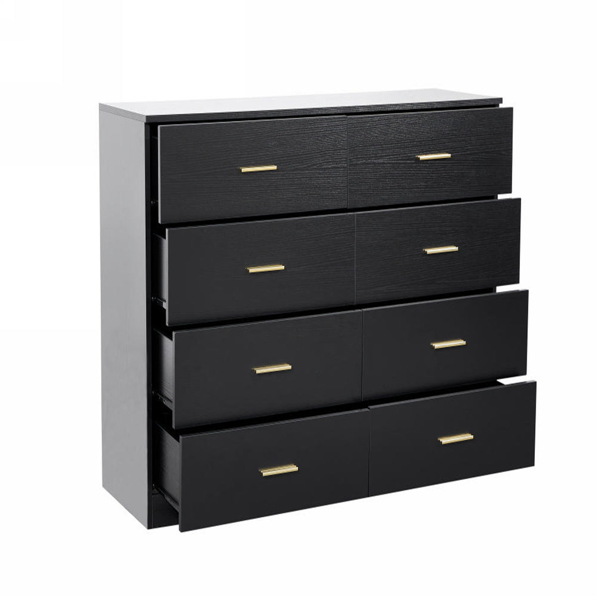 Modern Drawer Dresser For Bedroom, Ample Storage Wide Chest Of Drawers