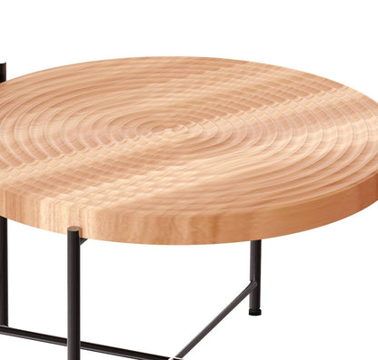 Coffee And End Table Set Waterproof Cover (Set of 2) - Natural Wood / Brown
