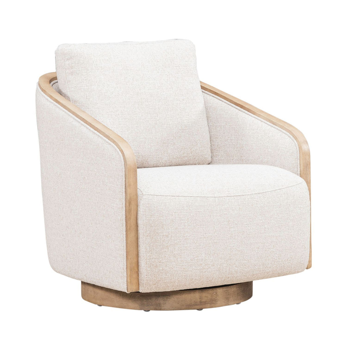 Nora - Upholstered Swivel Accent Chair