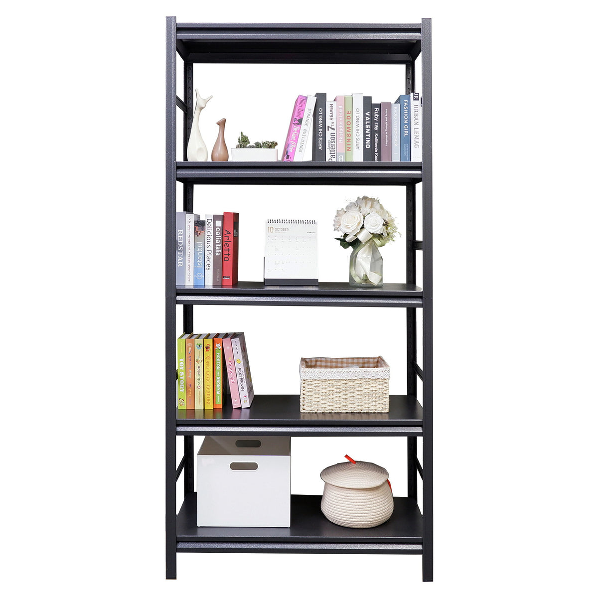 5 Tier Heavy Duty Shelving Unit Adjustable Shelving
