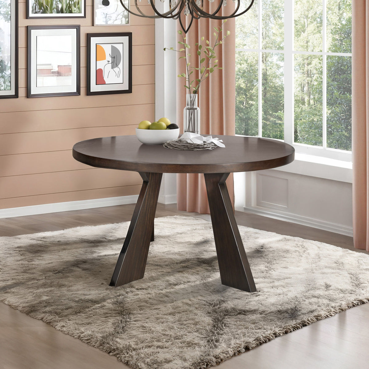 Chestnut Ridge - 47" Round Table - Brown