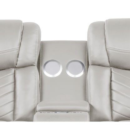 Challenger - LED Power Recliner Loveseat