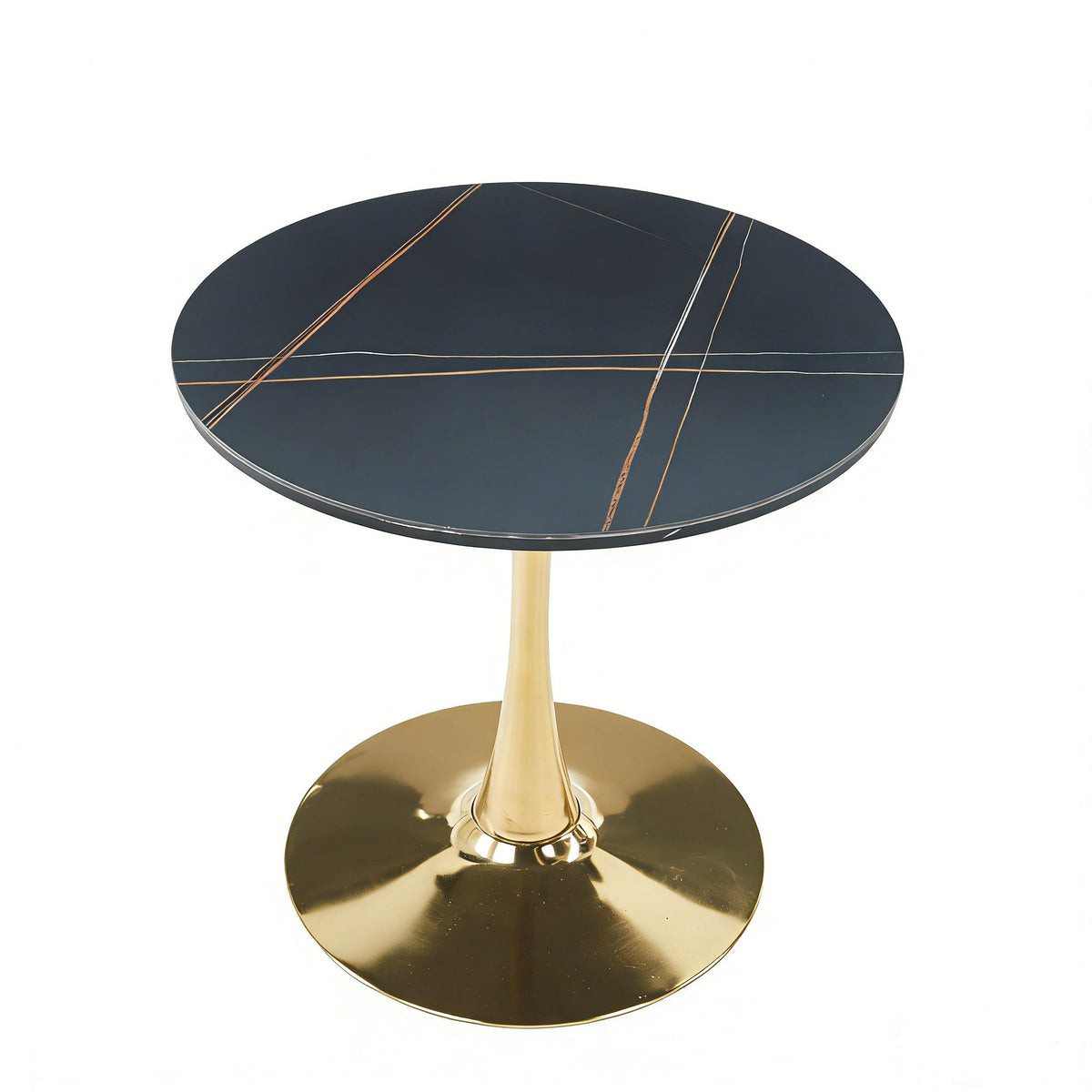 Mid-Century Tulip Table With Round Top, Pedestal Base