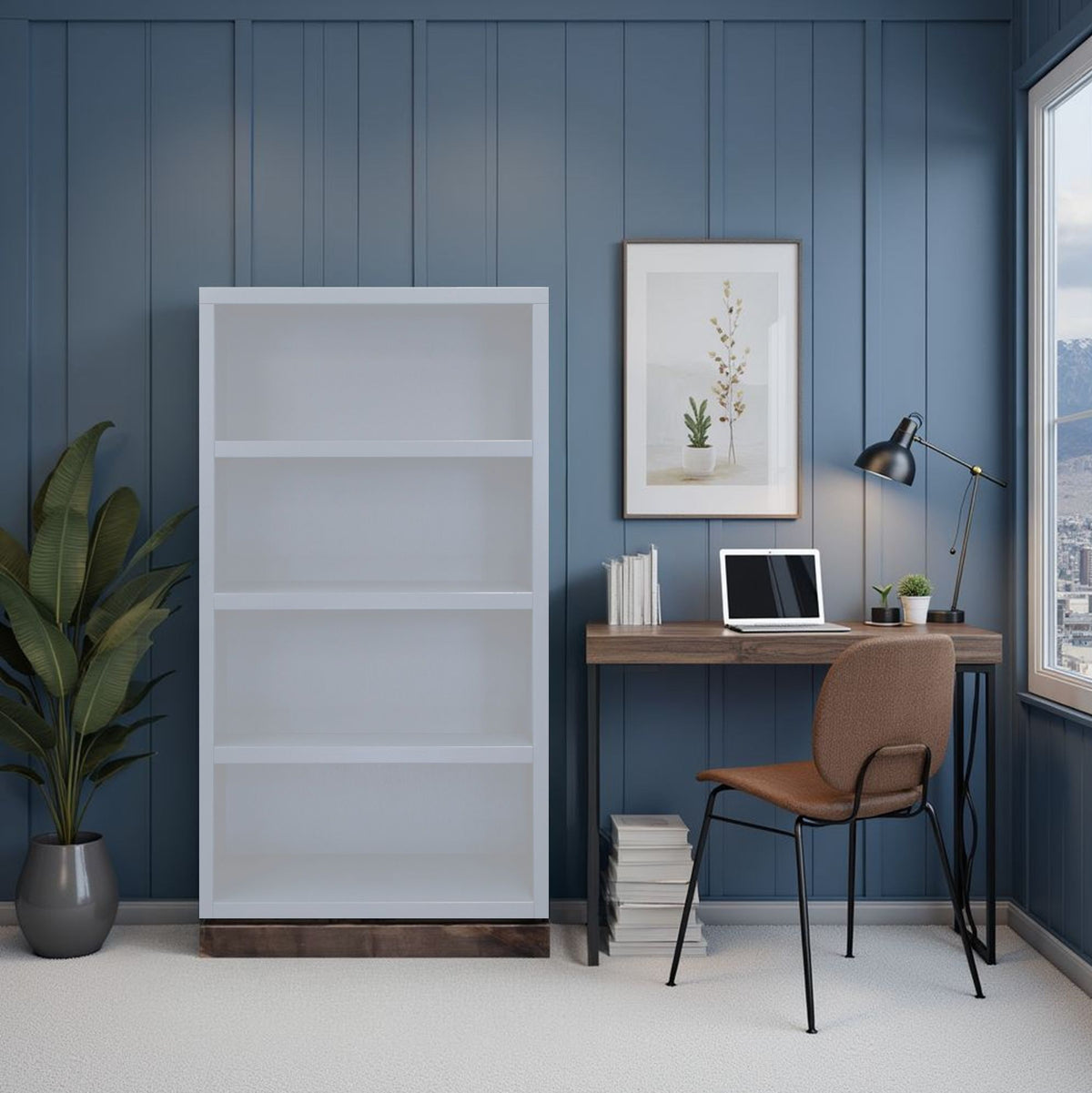 Nora - 3-Shelf Bookcase