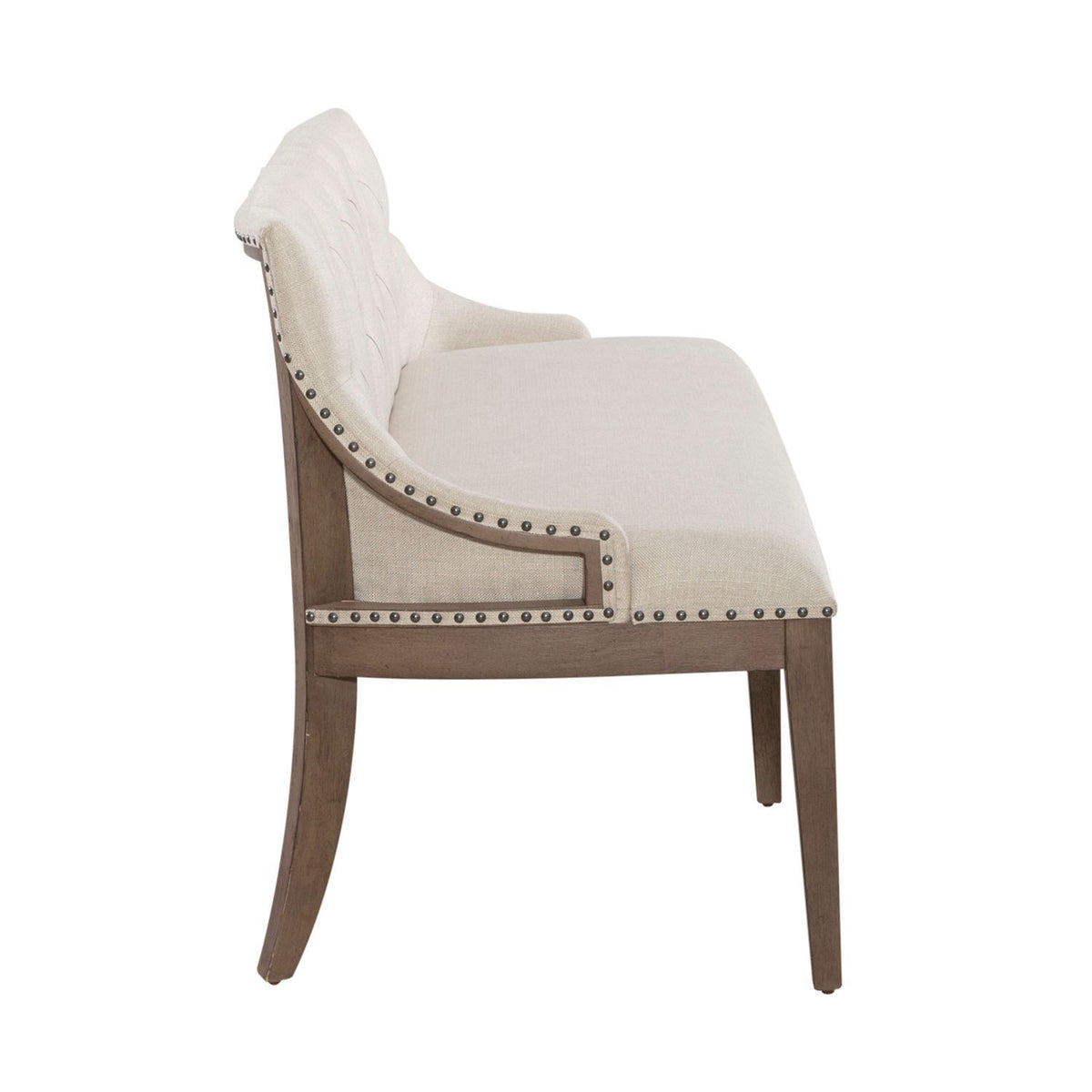 Americana Farmhouse - Upholstered Shelter Dining Bench