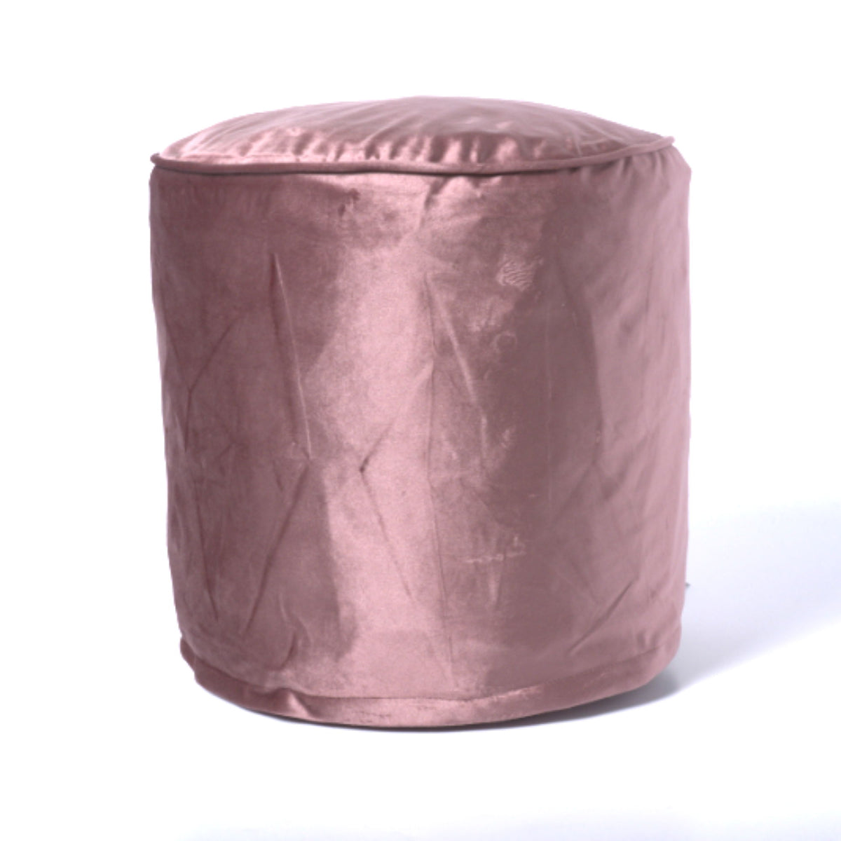 Shimon - Cylinder Pouf Ottoman Floor Cushion