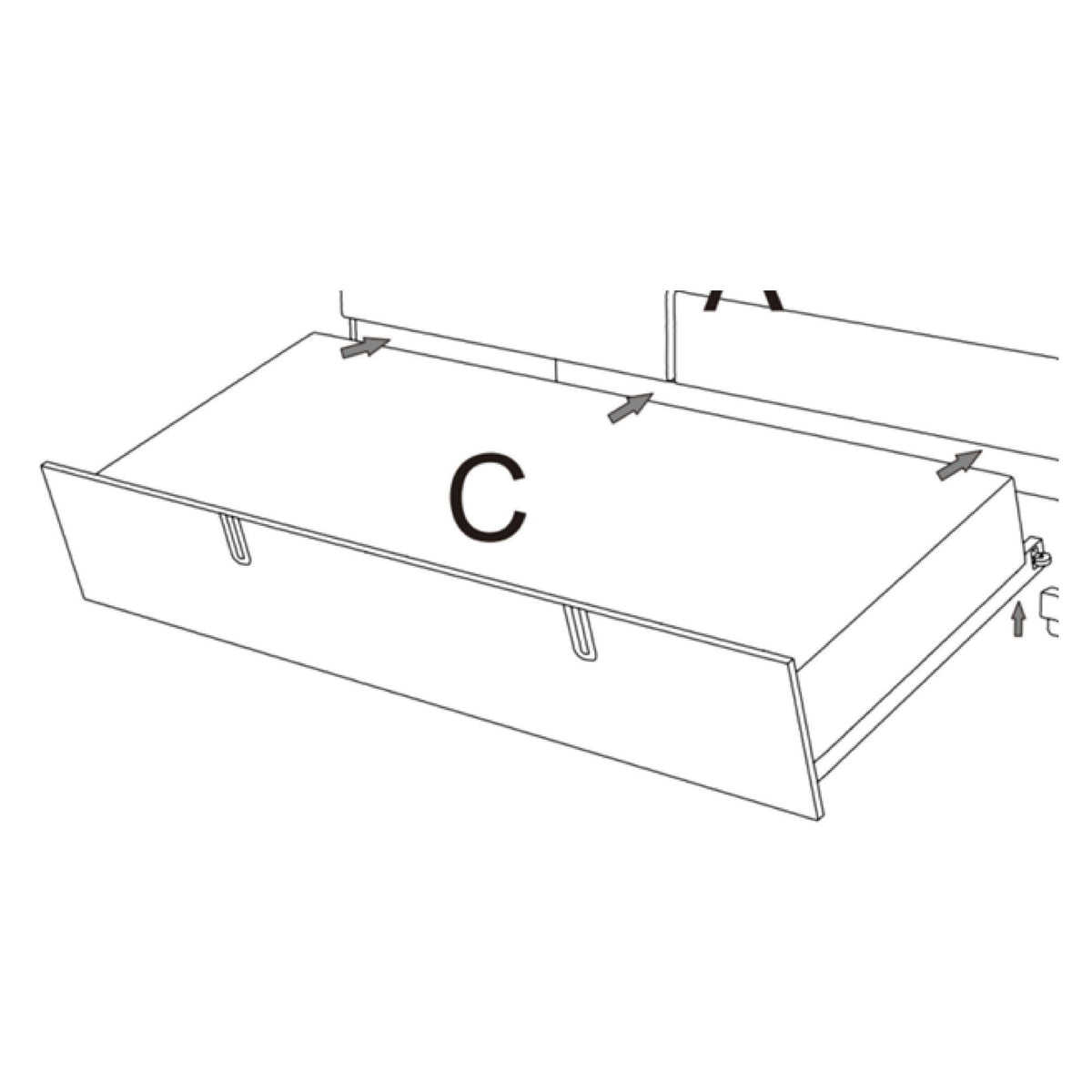 Arm Sectional And Pull Out Bed - Brown